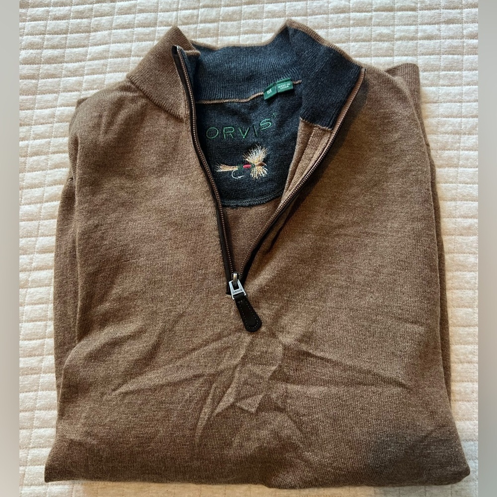 Orvis mens sweater